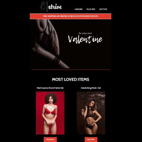Valentine_s Day Be Your Own Valentine Lingerie